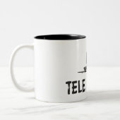 Tele Addict Tweekleurige Koffiemok (Links)