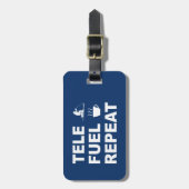 Tele-brandstofhergebruik Bagagelabel (Voorkant verticaal)