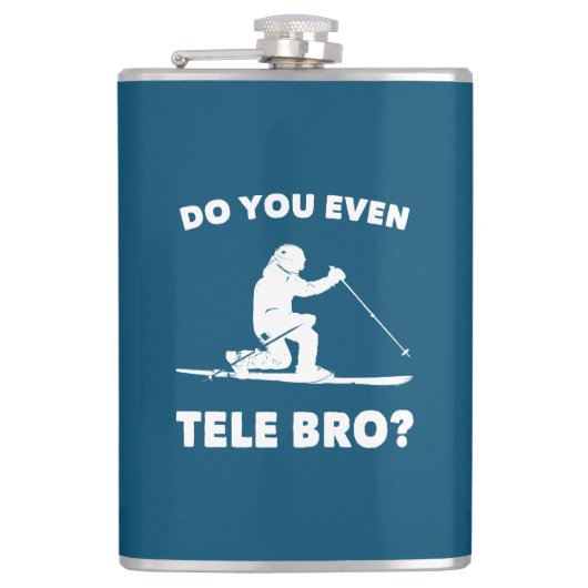 Tele Bro? Heupfles (Voorkant)