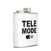 Tele-modus ingeschakeld heupfles (Rechts)