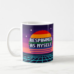 Téléchargé En Tant Que Moi-même Mug Pixel Fierté