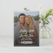 Téléchargeable Carte Faire-part de mariage photo m (Debout devant)