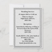 Téléchargeable Carte Faire-part de mariage photo m (Dos)