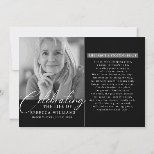 Téléchargeable Modèle du programme Célébration de  (Devant)