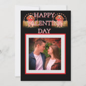 Téléchargeable Valentine Day Hearts Invitation Car (Devant)