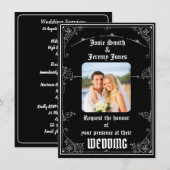 Téléchargement de la carte Faire-part de mariage p (Devant / Derrière)