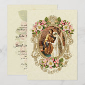 Téléchargement des invitations de mariage (Devant / Derrière)