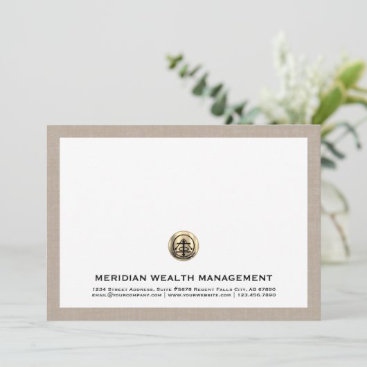 Téléchargement Gold Logo Cartes de notes professio (Debout devant)