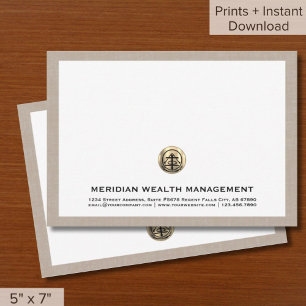 Téléchargement Gold Logo Cartes de notes professio