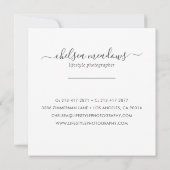 Téléchargement numérique du Carte de visite rose G (Dos)