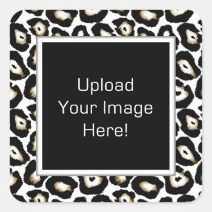 Télécharger la photo Stickers Cadres de léopard de