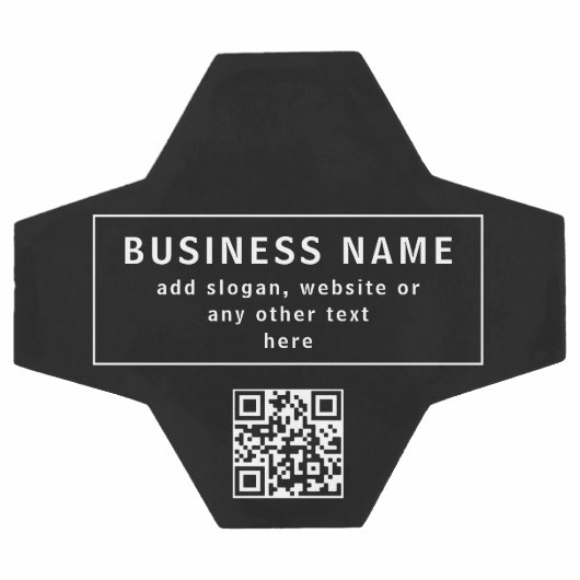 Télécharger le code QR ou le logo | Noir moderne (Plat)