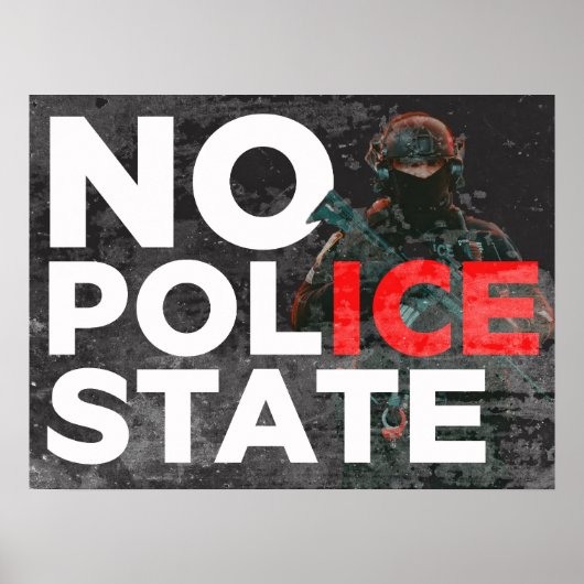 TÉLÉCHARGER une affiche de protestation anti-ICE « (Devant)