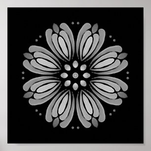 Télécharger votre propre affiche de Mandala Floral