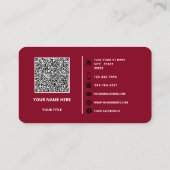Téléchargez vos cartes de visite QR Code Ajouter d (Dos)