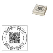 Téléchargez votre code QR Tampon en caoutchouc ron (Tamponné)