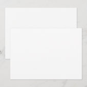 Téléchargez votre propre invitation horizontale 5" (Devant / Derrière)