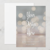 Téléchargez votre propre invitation personnalisée  (Devant / Derrière)