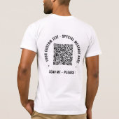 Téléchargez votre propre t-shirt avec code QR pers (Dos)