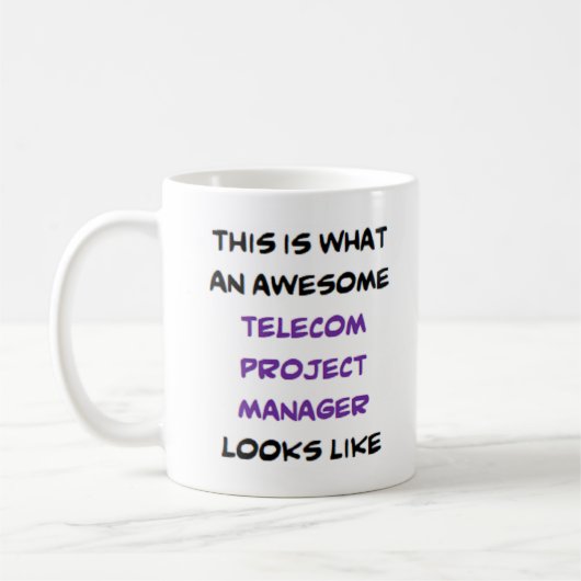 telecomprojectmanager, geweldige koffiemok (Links)
