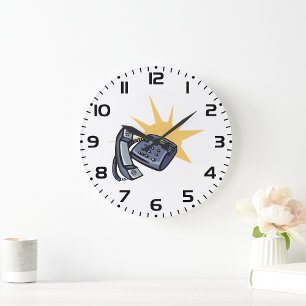 Telefonische communicatie grote klok