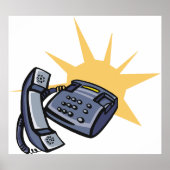 Telefonische communicatie poster (Voorkant)