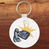 Telefonische communicatie sleutelhanger