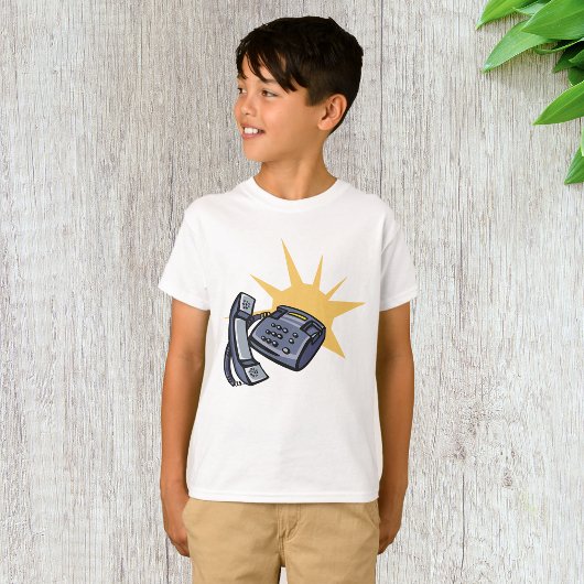 Telefonische communicatie t-shirt