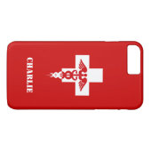 Telefonische medische Professionele Aangepaste Naa Case-Mate iPhone Case (Achterkant (Horizontaal))