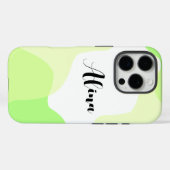 Telefoon 16 Pro Art Hoesje -  Bloemontwerp (Achterkant (horizontaal))