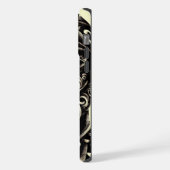 Telefoon Bone Scrimshaw Tiki iPhone Case Hoesje (Linkerkant)