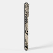 Telefoon Bone Scrimshaw Whale iPhone Case Hoesje (Rechterkant)