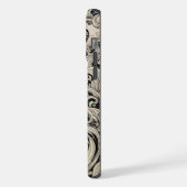 Telefoon Bone Scrimshaw Whale iPhone Case Hoesje (Linkerkant)