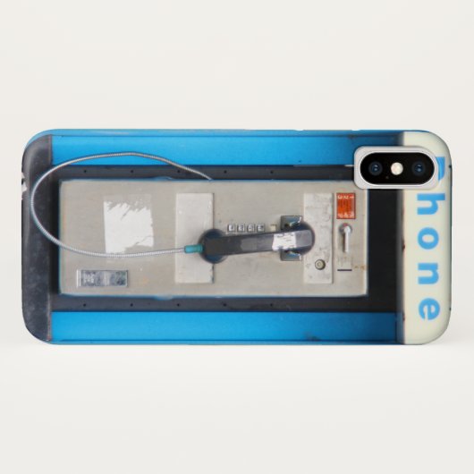Telefoon Booth Case-Mate iPhone Case (Achterkant (horizontaal))
