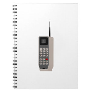 Telefoon cel Retro Notitieboek