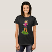 Telefoon Deer Secretary T-shirt (Voorkant volledig)
