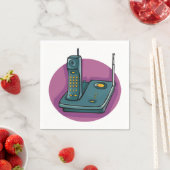 Telefoon en antwoordapparaat Papieren servetten (Insitu)