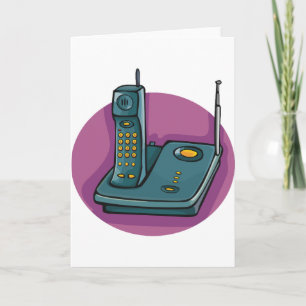 Telefoon en antwoordapparaat Wenskaarten Kaart