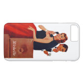  Telefoon Koppel witte iPhone 7 Plus Case-Mate iPhone Case (Achterkant (Horizontaal))