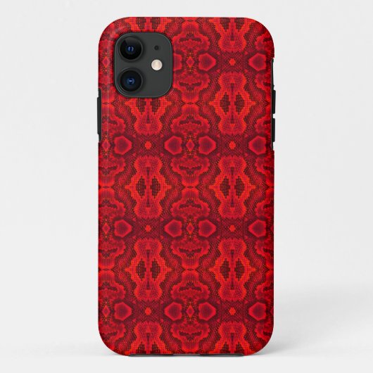 Telefoon rode slang Case-Mate iPhone case (Achterkant)