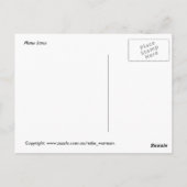 Telefoon thuis briefkaart (Achterkant)