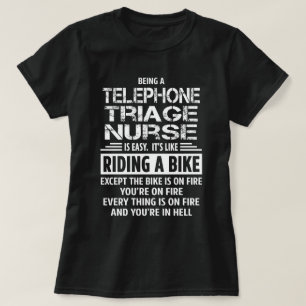 Telefoon Triage-verpleegster T-shirt
