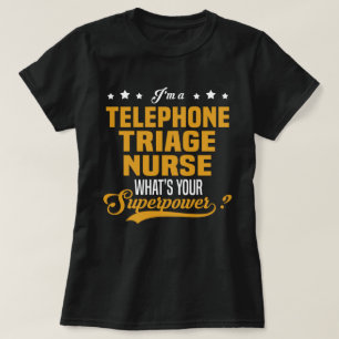 Telefoon Triage-verpleegster T-shirt