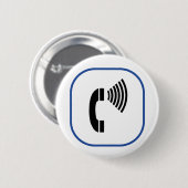 Telefoon volumeregeling ronde button 5,7 cm (Voorkant /achterkant)