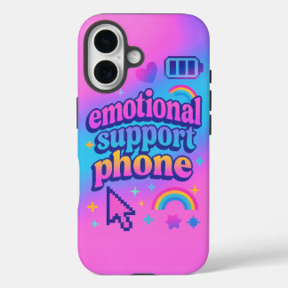 Telefoon voor emotionele ondersteuning iPhone 16 hoesje