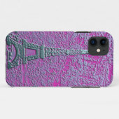 Telefoon voor Paarse en zilveren Eiffeltoren Case-Mate iPhone Case (Achterkant (horizontaal))