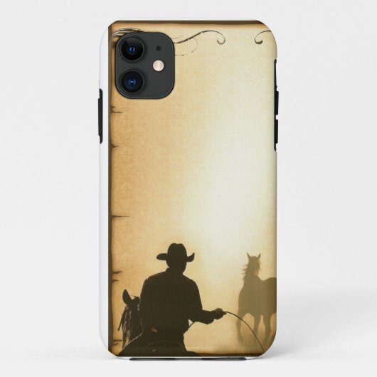 telefoonbeschermer hoesje= Westerne Ranch Roping C Case-Mate iPhone Case (Achterkant)