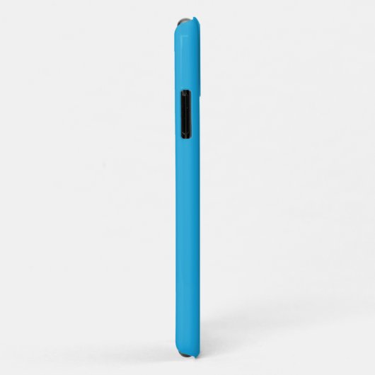Telefoonblauwe achtergrond monogram van koning Case-Mate iPhone case (Achterkant/rechts)
