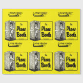 Telefoonbooth Bar Wrapping Paper Cadeaupapier (Vlak)