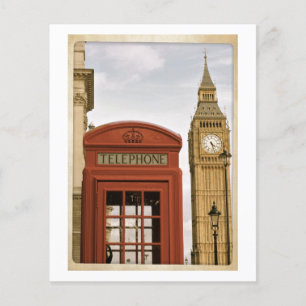 Telefoonbus en toren van Big Ben Flyer
